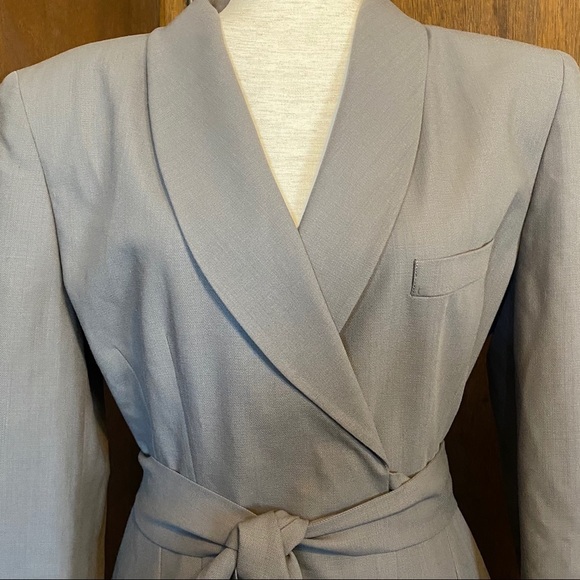 Classiques for Nordstrom Sanyo M Wrap Blazer Wool - Picture 2 of 7